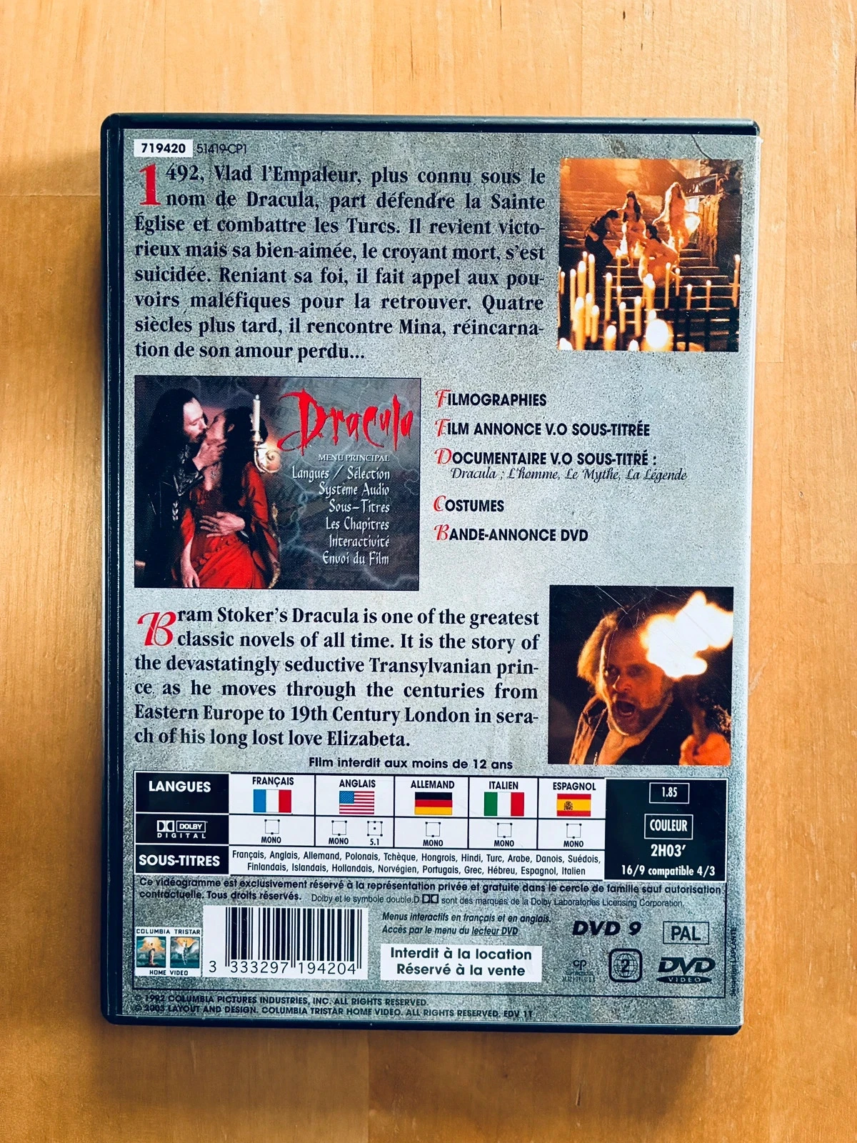 DVD Dracula by Francis Ford Coppola. – photo 3